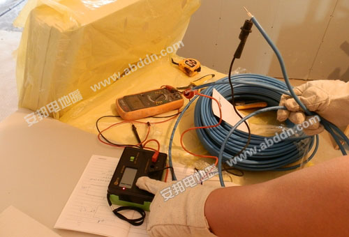 發(fā)熱電纜安裝前的檢測